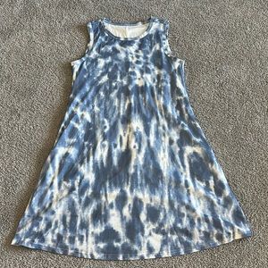 Tye dye tank top dress
